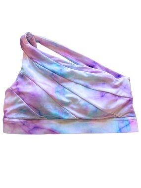 3/$20 KIAVA Pastel Tie Dye One-Shoulder Sports Bra